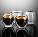 Marindo Espressotassen 6er Set doppelwandig 80ml