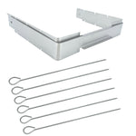 Schaschlikspieße Edelstahl Grillspieße Set Schaschlikgrill Schaschlik Fleischspieße russisch holzspieße spiesse grill spieße schachlikspieß Metallspieße schaschlikspiesse mangal schaschlickspiesse metall stahl schaschlikspiesse grillaufsatz